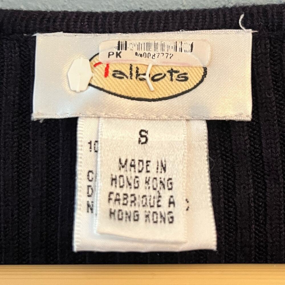 Talbots Ribbed Open Cardigan - Picture 2 of 3